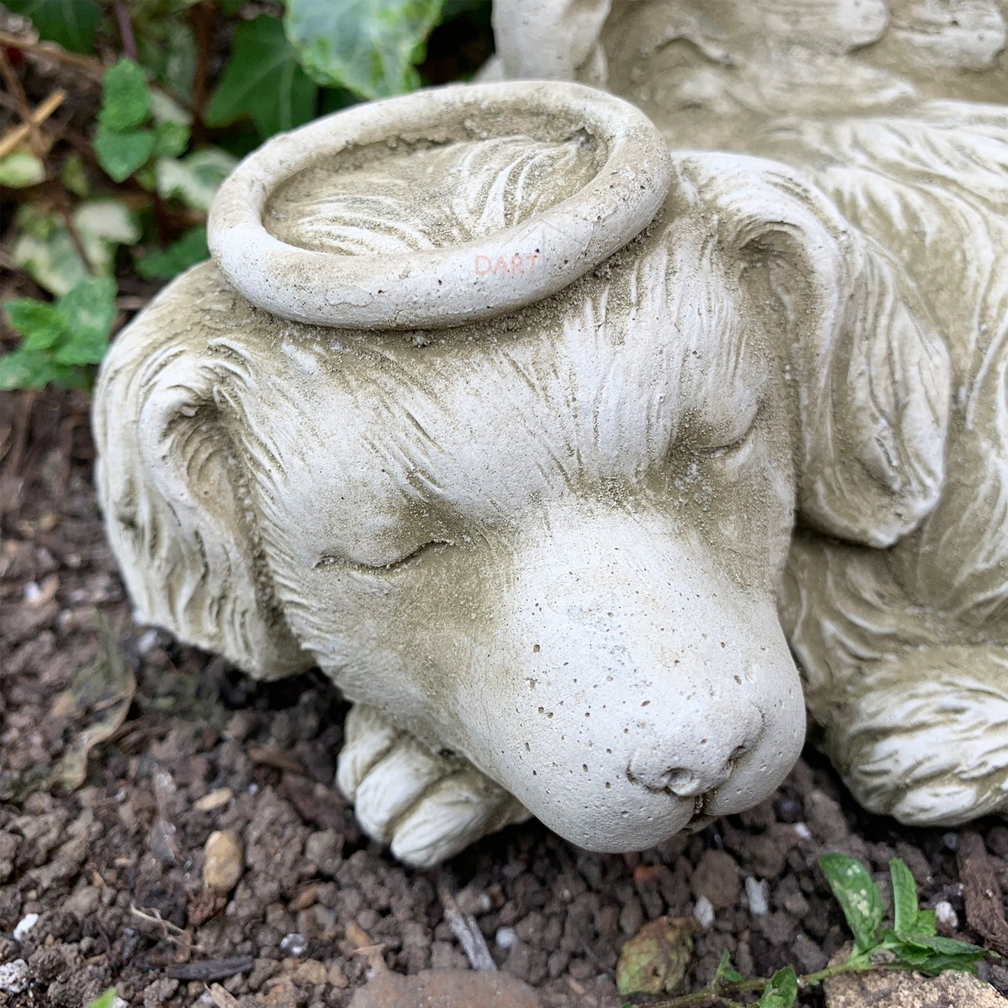 Stone Dog Memorial Sculpture