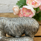 Silver Donkey & Foal Ornament