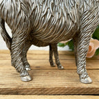 Silver Donkey & Foal Ornament