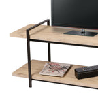 Großer TV-Schrank aus Holz und Metall, 120 x 55 x 43 cm