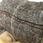 Tartan Brown Sausage Dog Doorstop