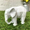Weiße Miniatur-Elefant-Figur