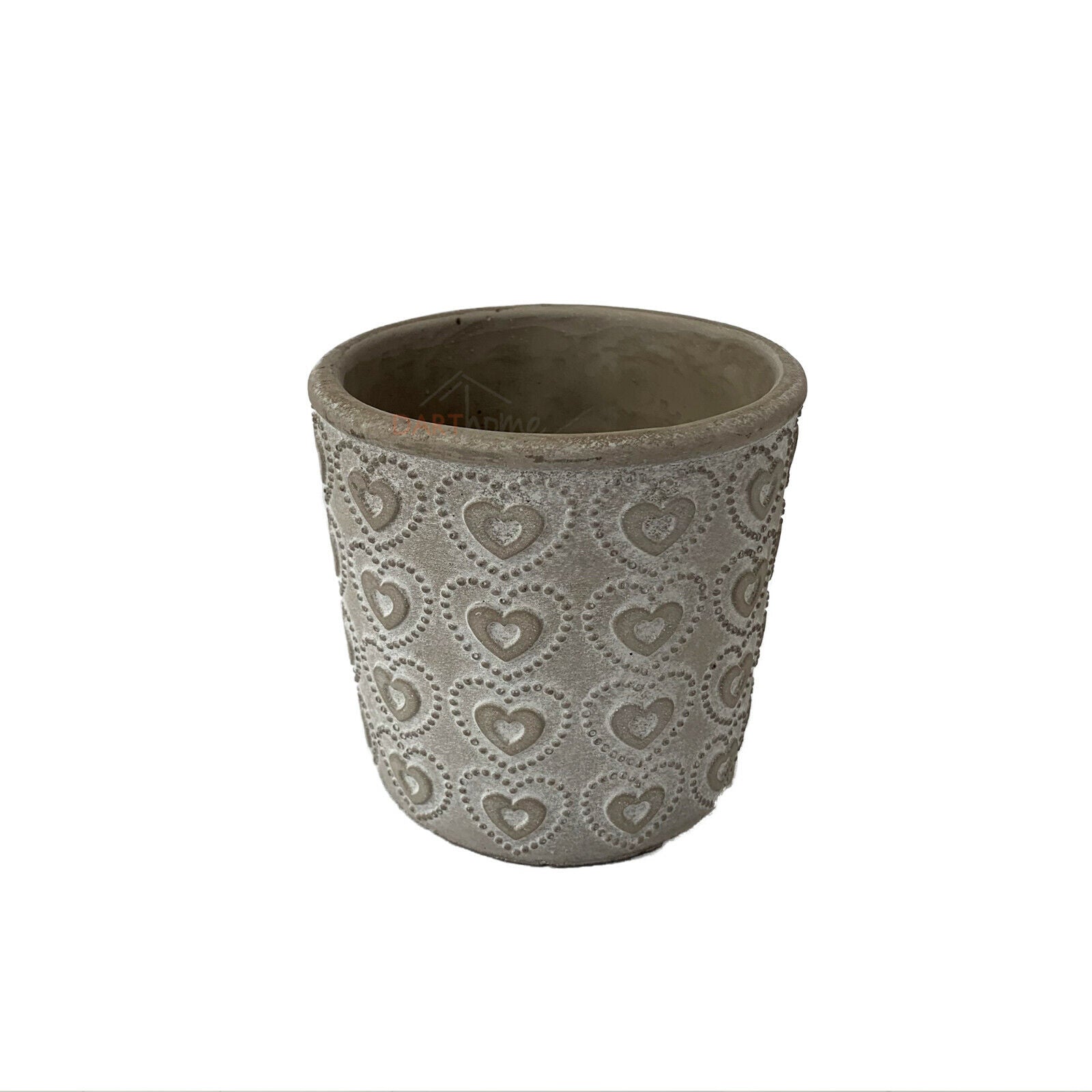 Cement Mini Hearts Plant Pot Cover