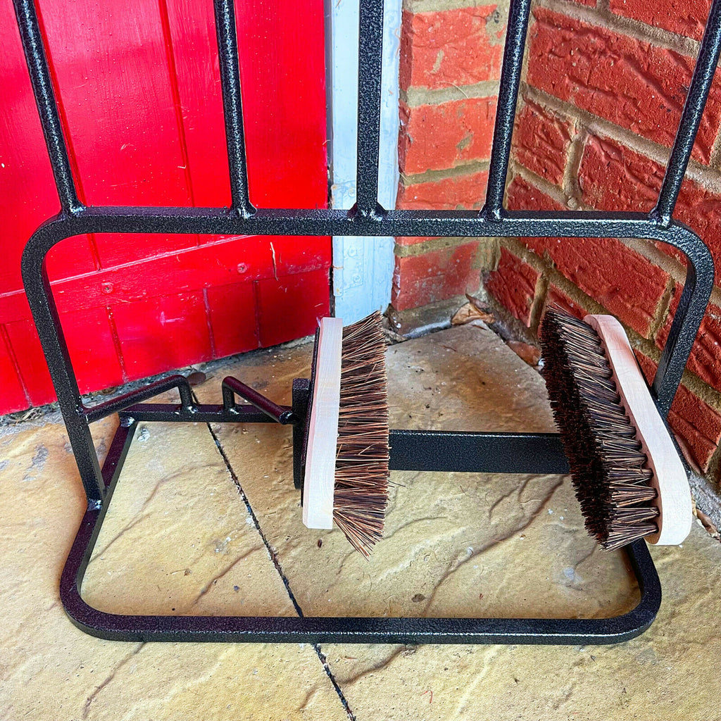 British Steel 2 Pair Boot Jack & Boot Brush