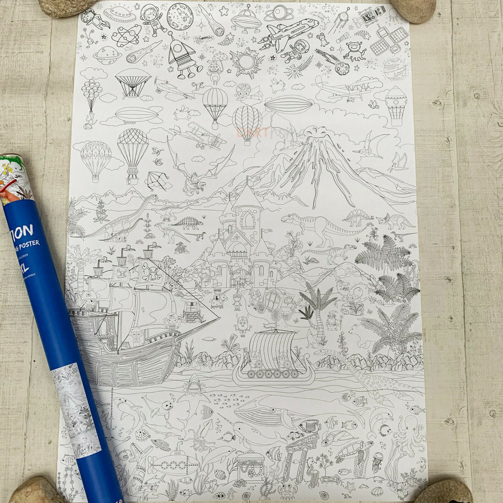 Kids Colour In Action Poster