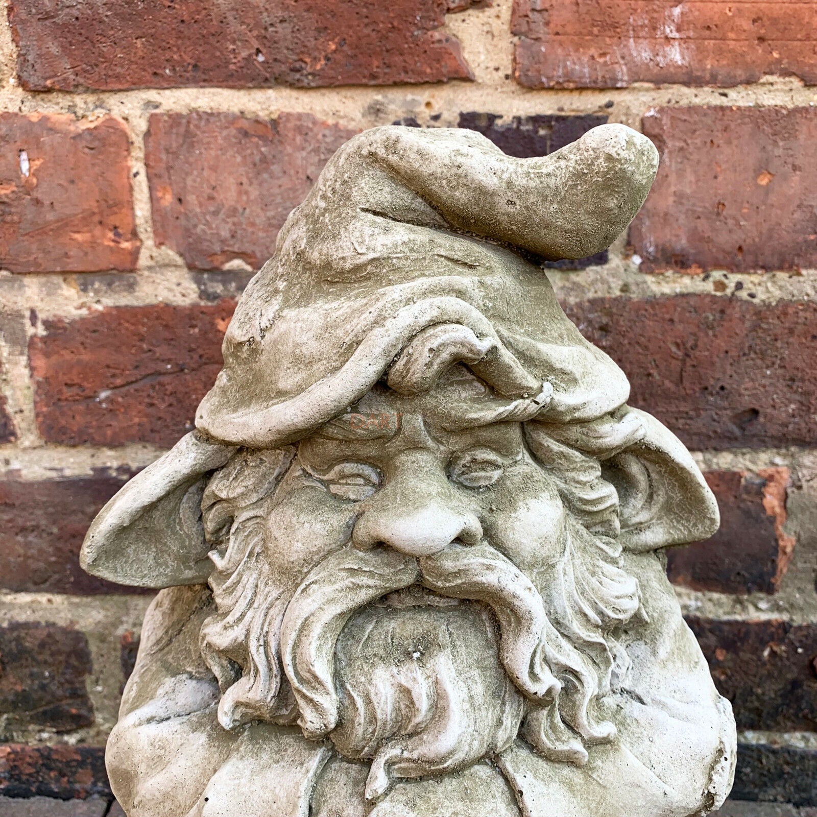 Stone Gnome With Axe Statue 13kg