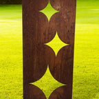 Ready To Rust Three Stars Garden Screen