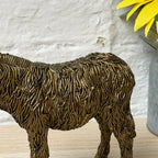 Esel-Ornament aus Bronze