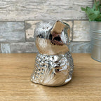 Silver Diamante Owl Figurine