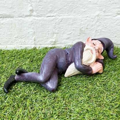 Resin Sleeping Pixie Garden Ornament