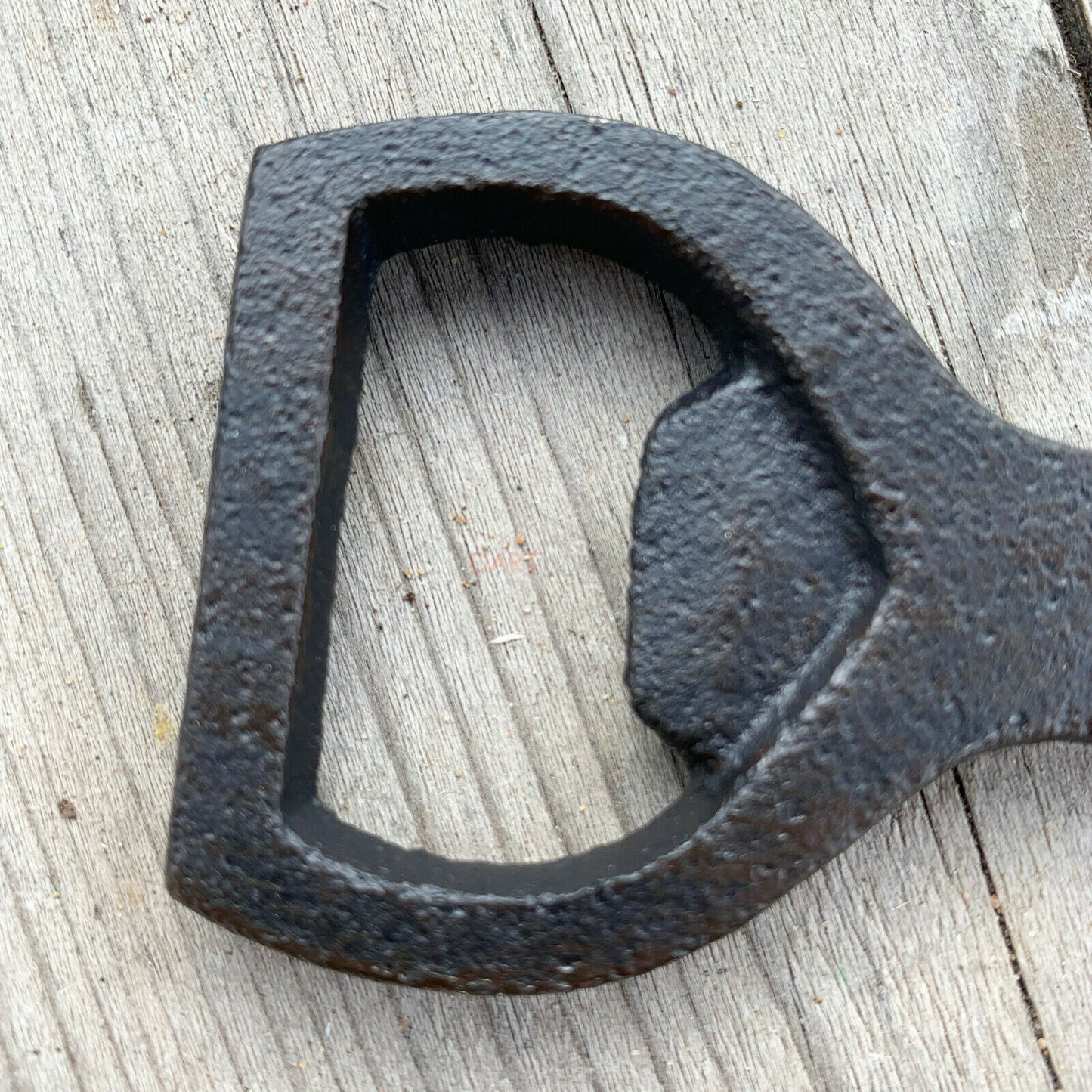 Black Cast Iron Save Water Drink Beer Bottle Opener