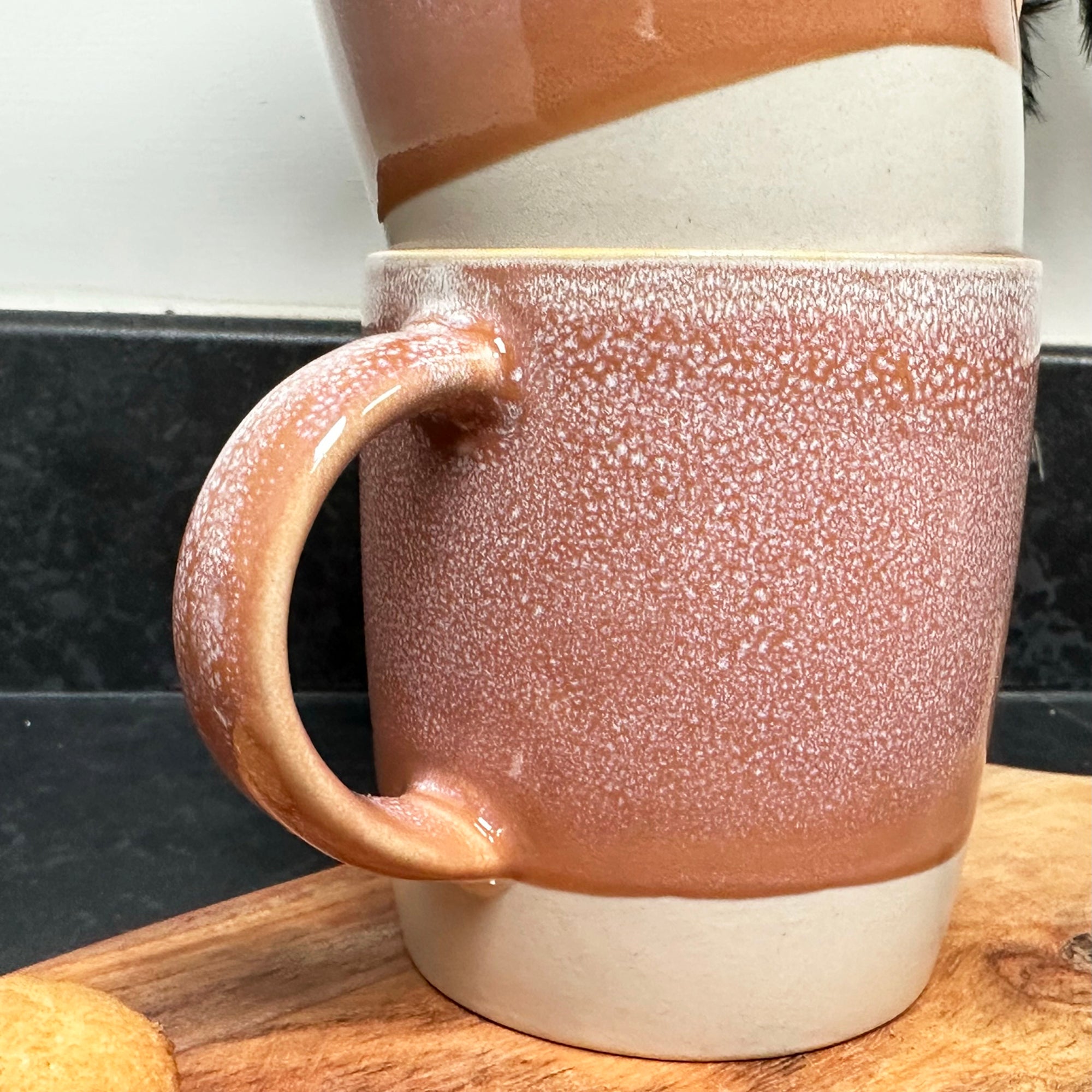 320ml Pink Reactive Glaze Mugs Set Of 2