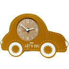 Gelbe Auto-Kinderuhr
