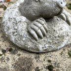Stone Digging Mole Sculpture