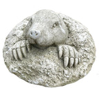 Stone Digging Mole Sculpture