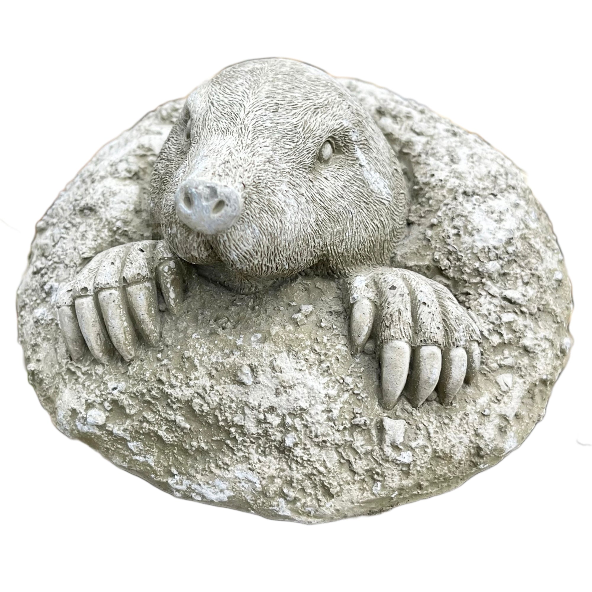 Stone Digging Mole Sculpture