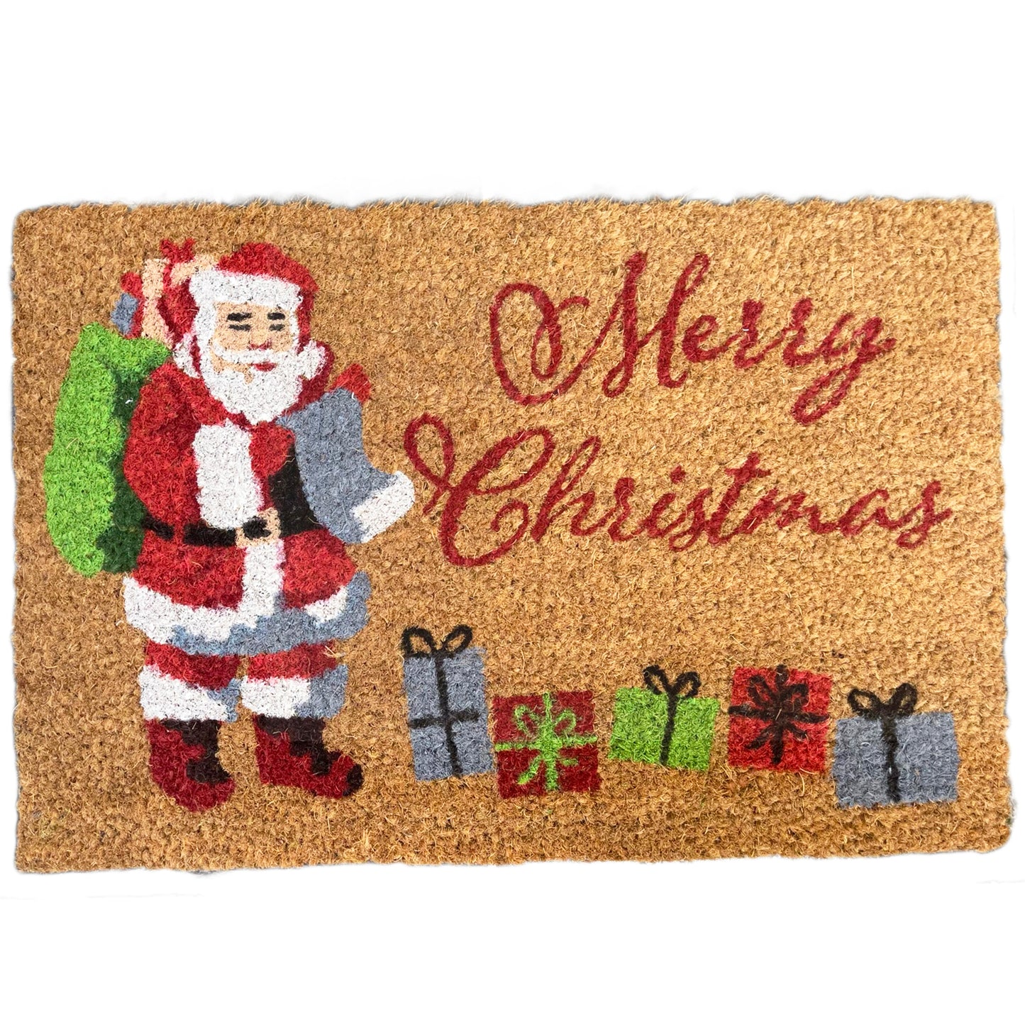 Coir Santa Merry Christmas Doormat