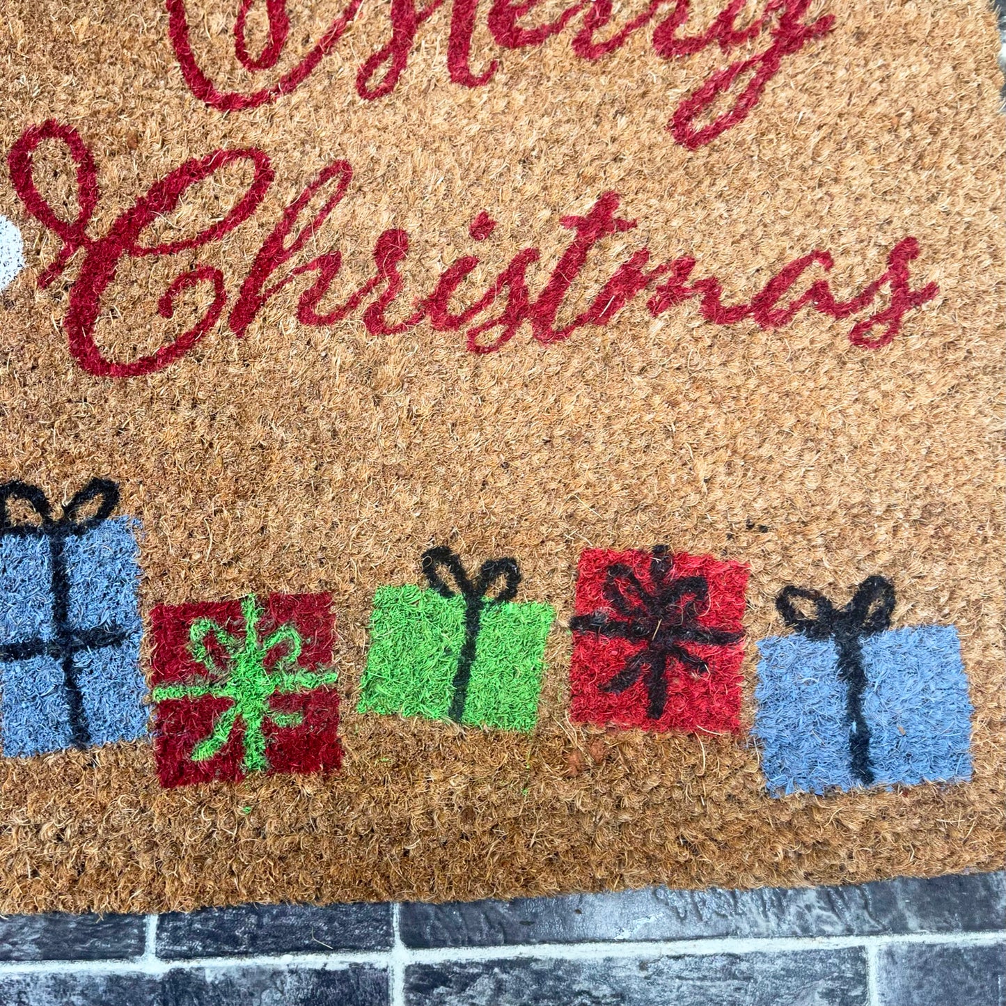 Coir Santa Merry Christmas Doormat