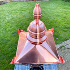Victorian Copper Lamp Post Top