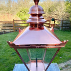 Victorian Copper Lamp Post Top