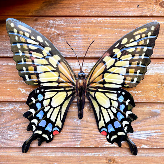 Gold 3D Metal Butterfly Wall Art