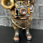 Goldenes Steampunk-Schwein-Ornament