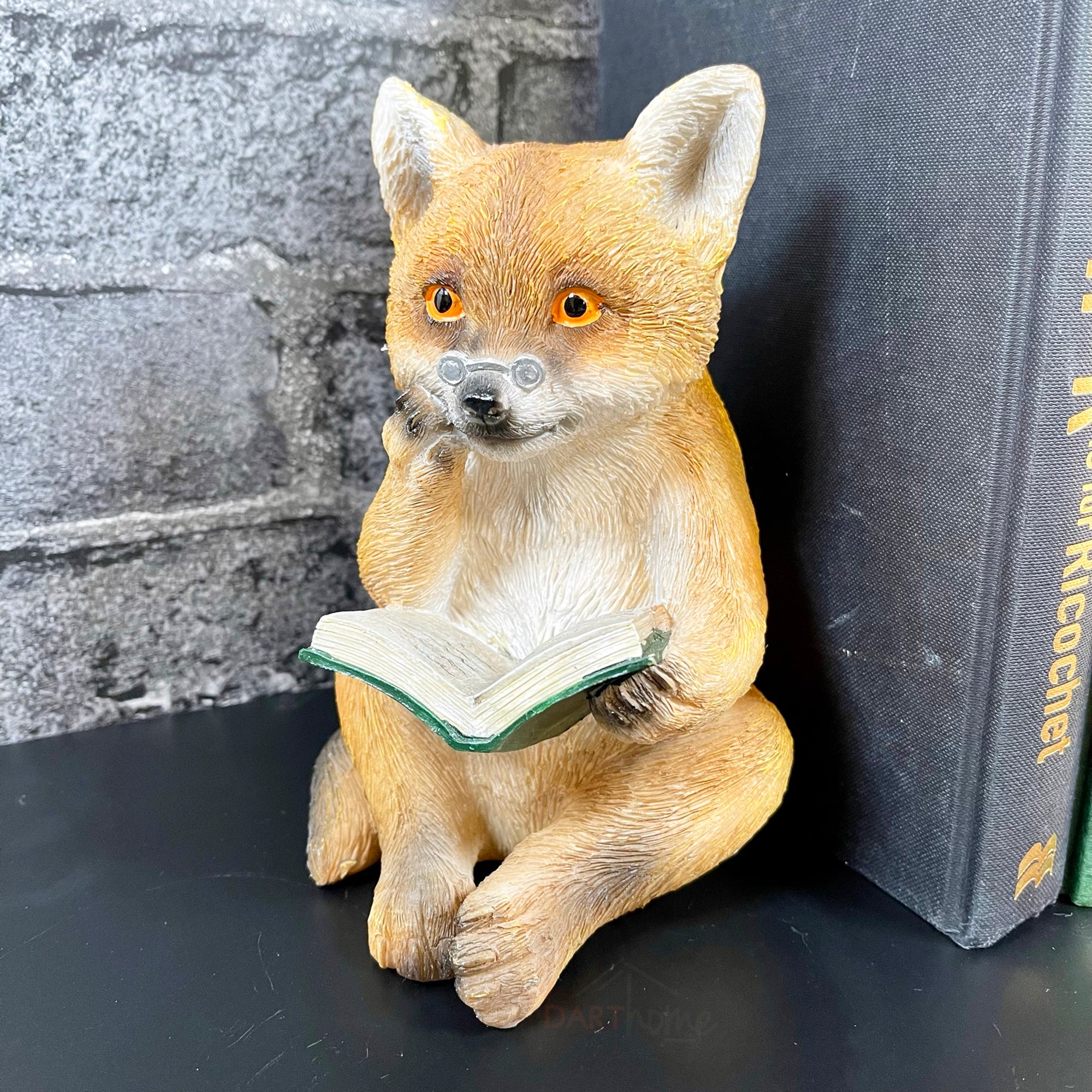 Buchstützen aus Kunstharz zum Lesen von Fuchs- und Bärentieren