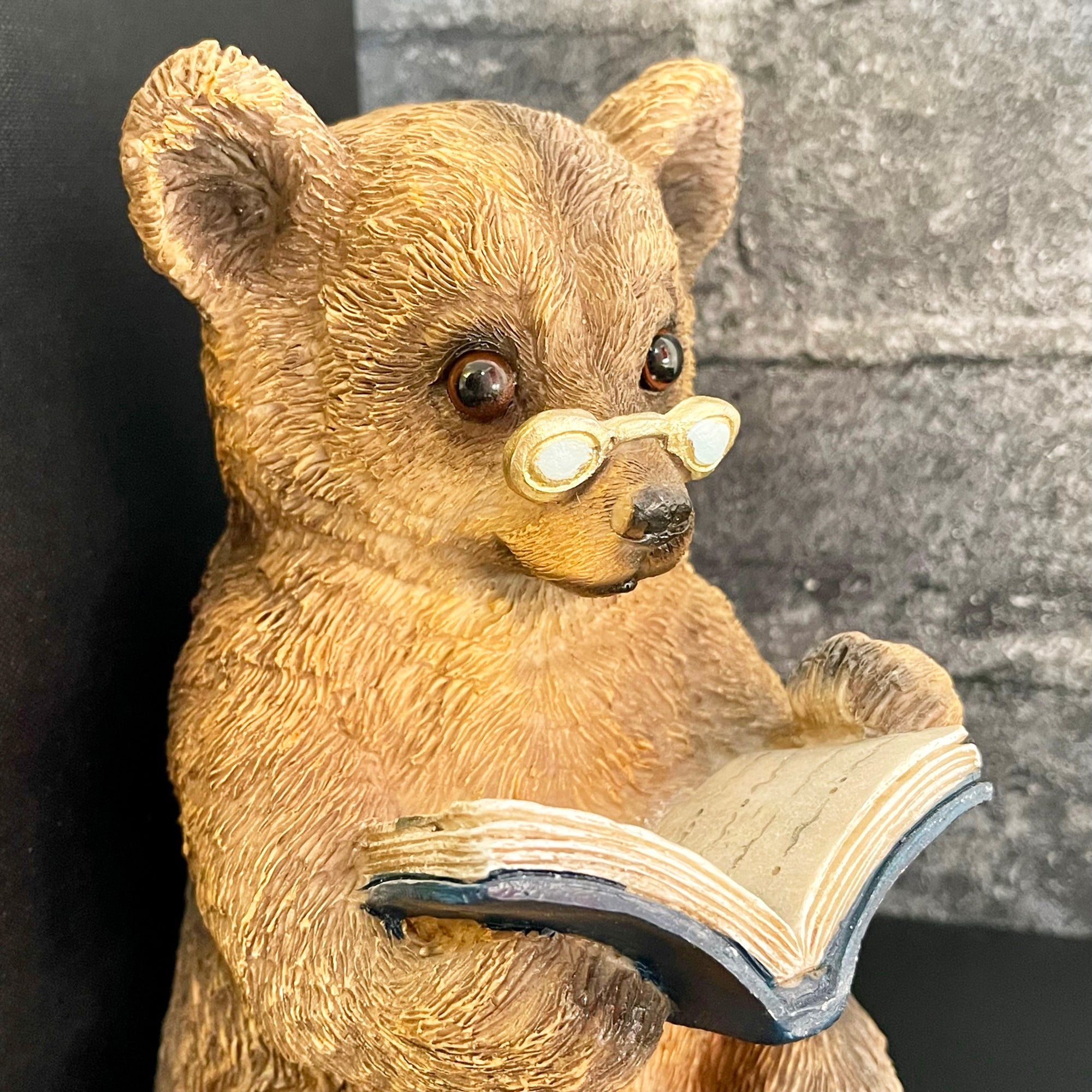 Buchstützen aus Kunstharz zum Lesen von Fuchs- und Bärentieren