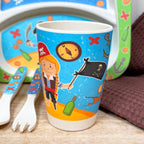 Eco Bamboo Pirates Eating Set