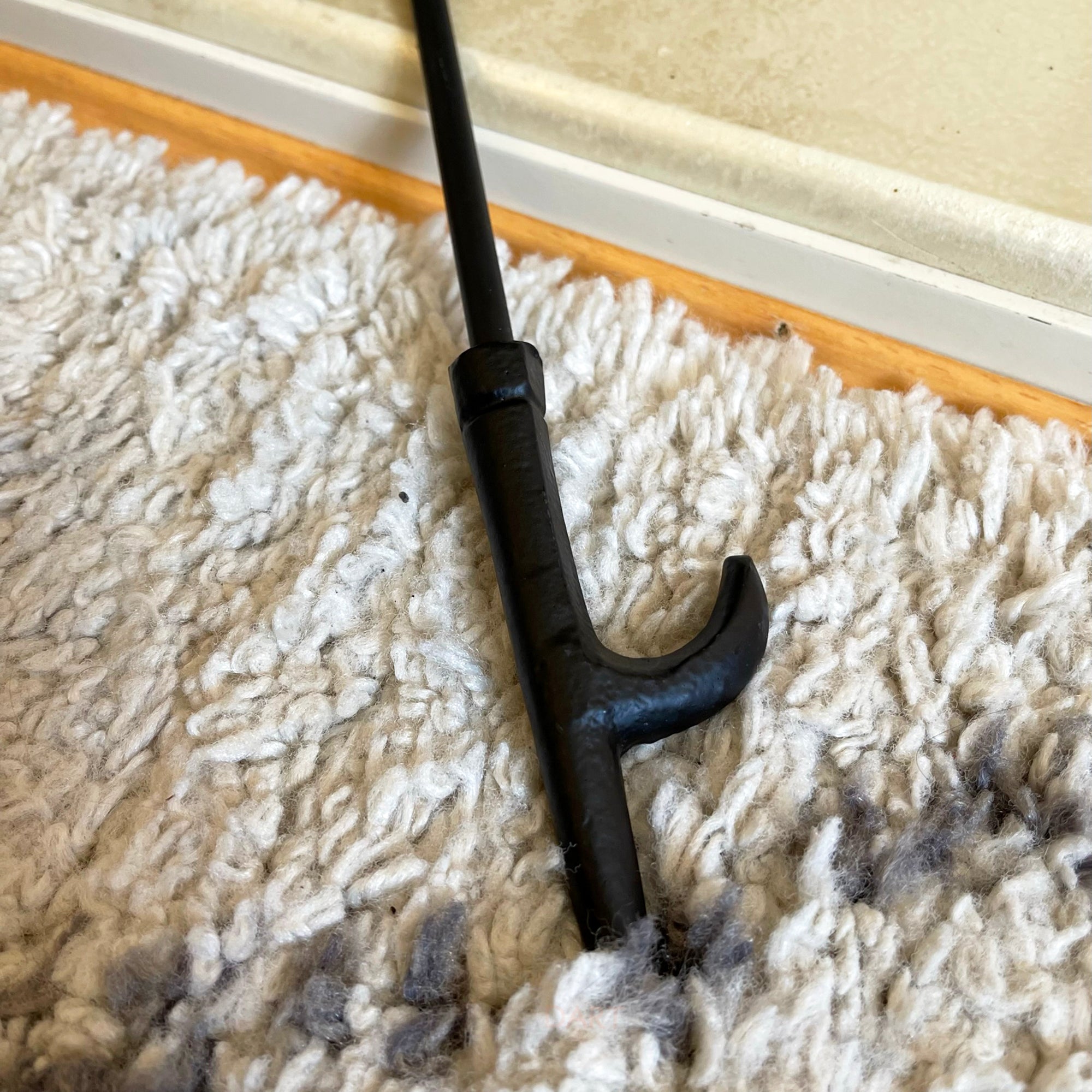 5pc Cast Iron Loop Fire Tool Companion Set 25"