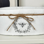 Cement White Bee Trough