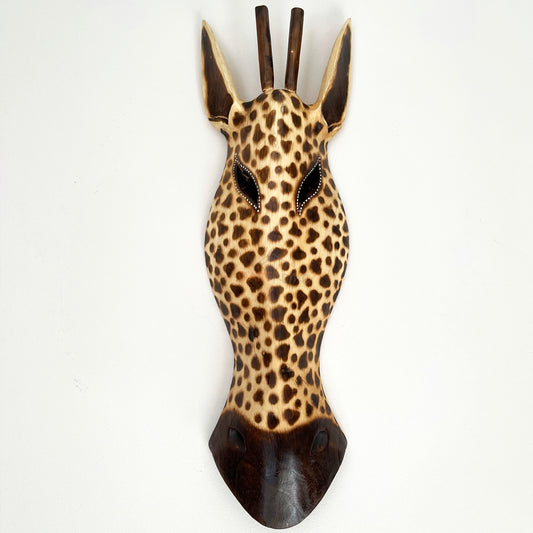 Giraffe Head Wall Mask Decoration 50cm