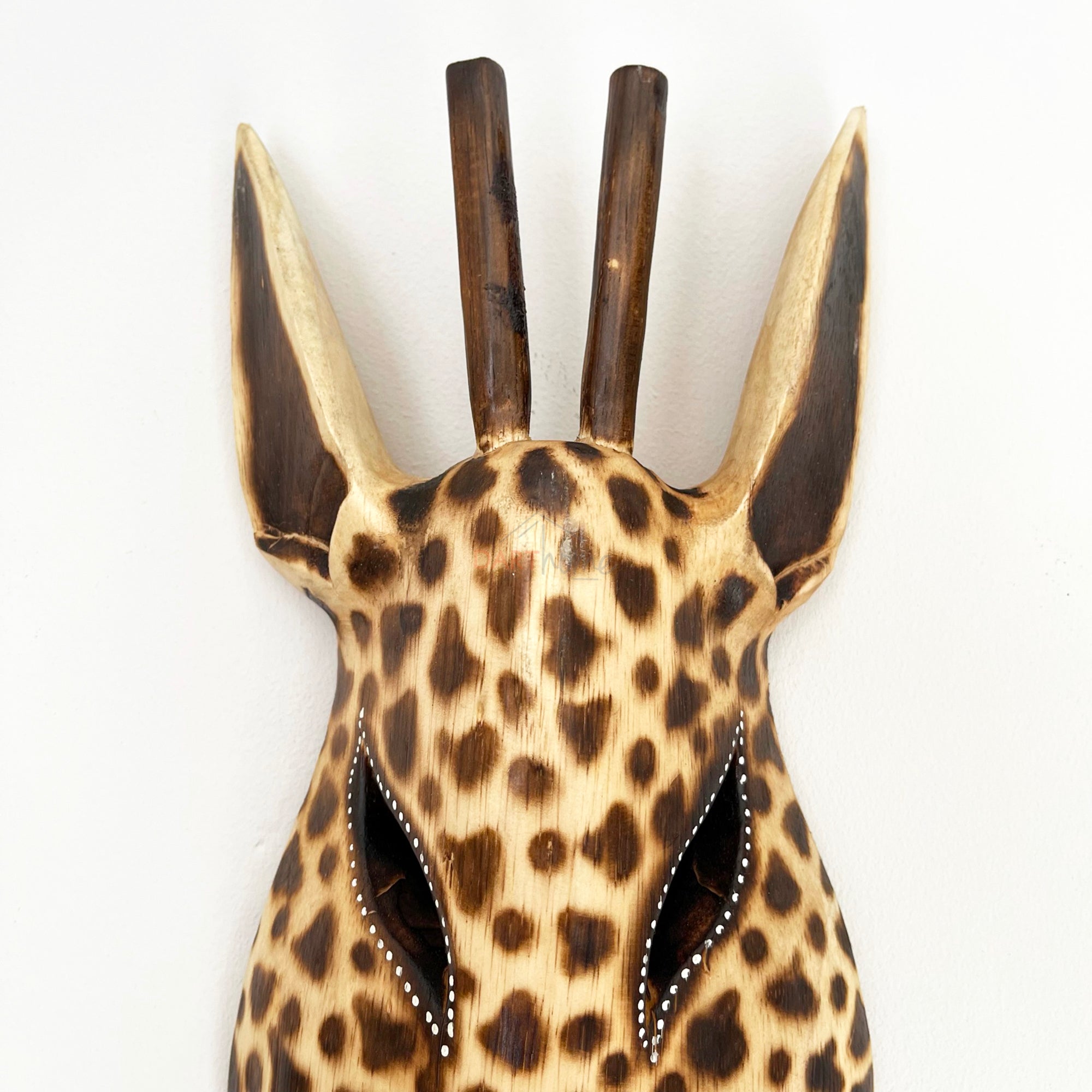 Giraffe Head Wall Mask Decoration 50cm