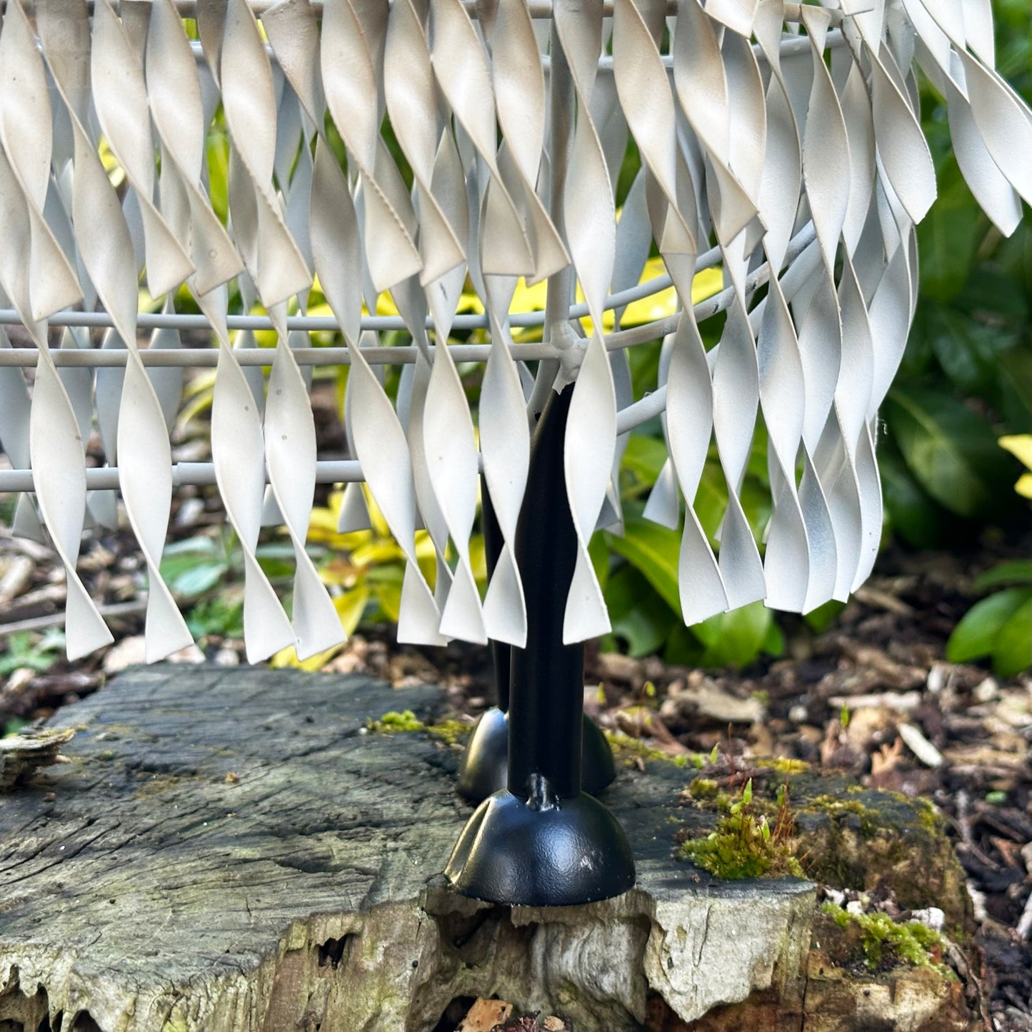 White Metal Garden Sheep Statue