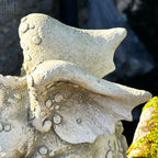 Stone Snoozing Dragon Sculpture