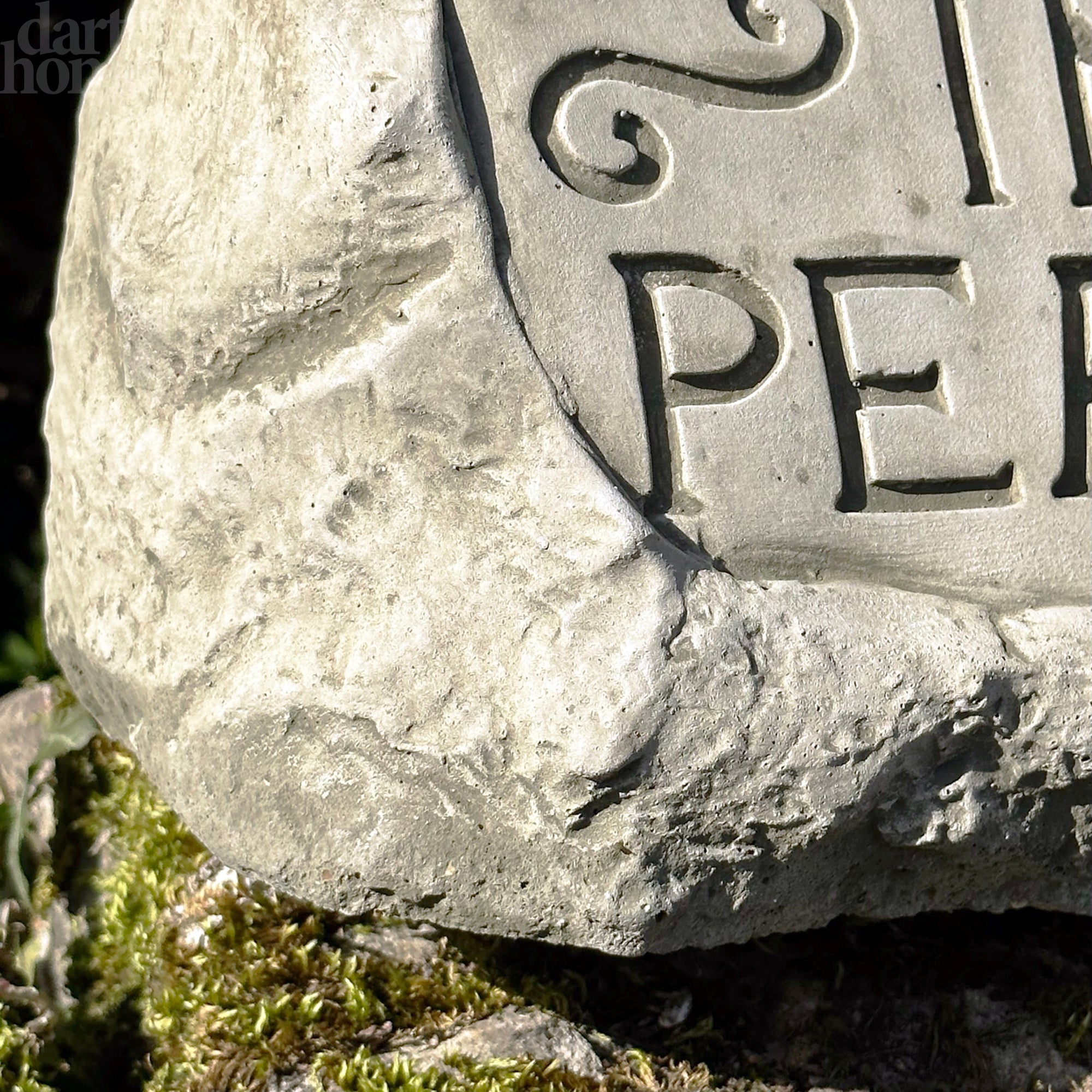 Stone Rest In Peace Block Memorial Statue