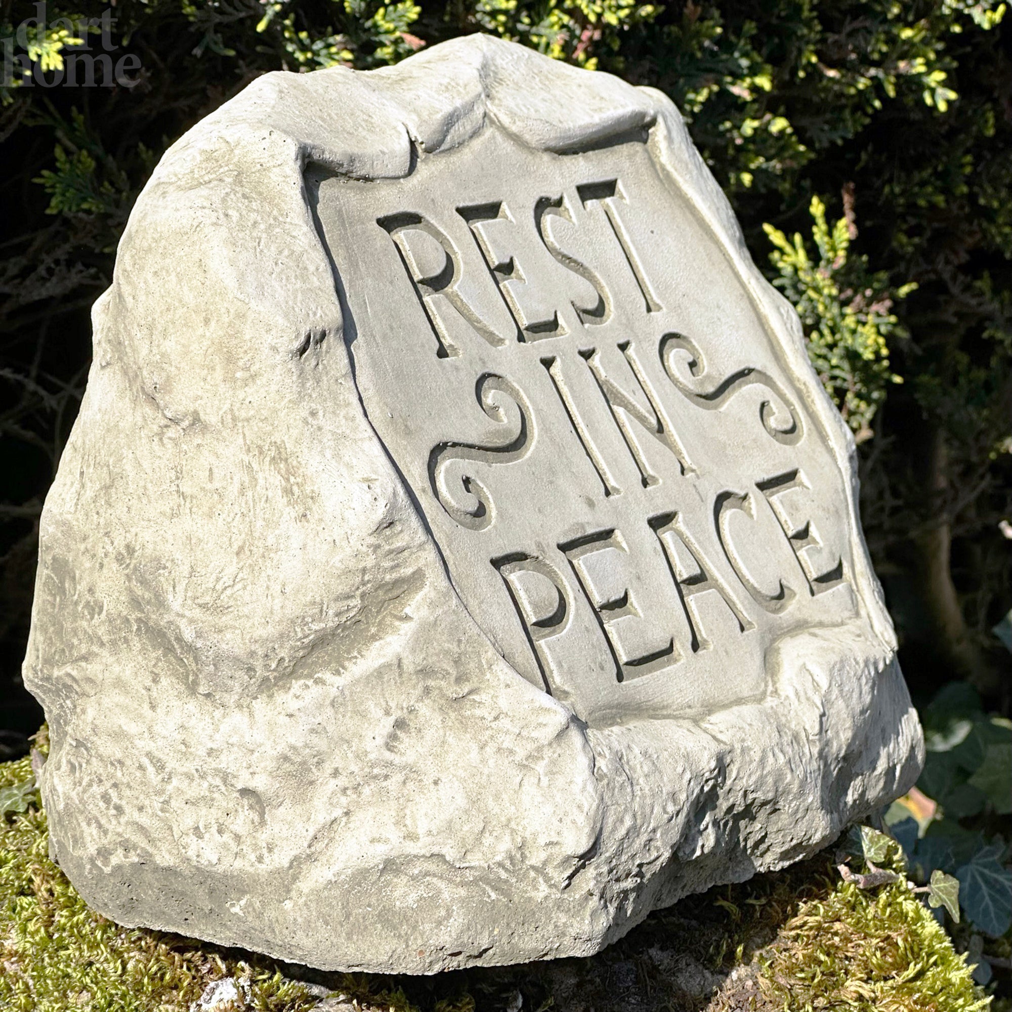 Steinerne Ruhe-in-Frieden-Block-Gedenkstatue