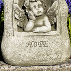 Stone Cherub Of Hope Statue