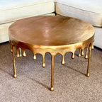 Gold Drip Coffee Table