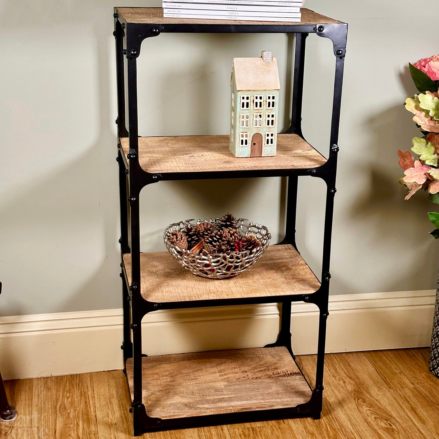 4 Tier Industrial Tower Shelf Unit