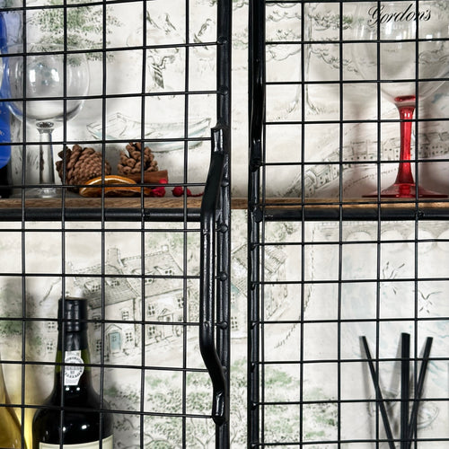 Industrial Wine Wall Unit