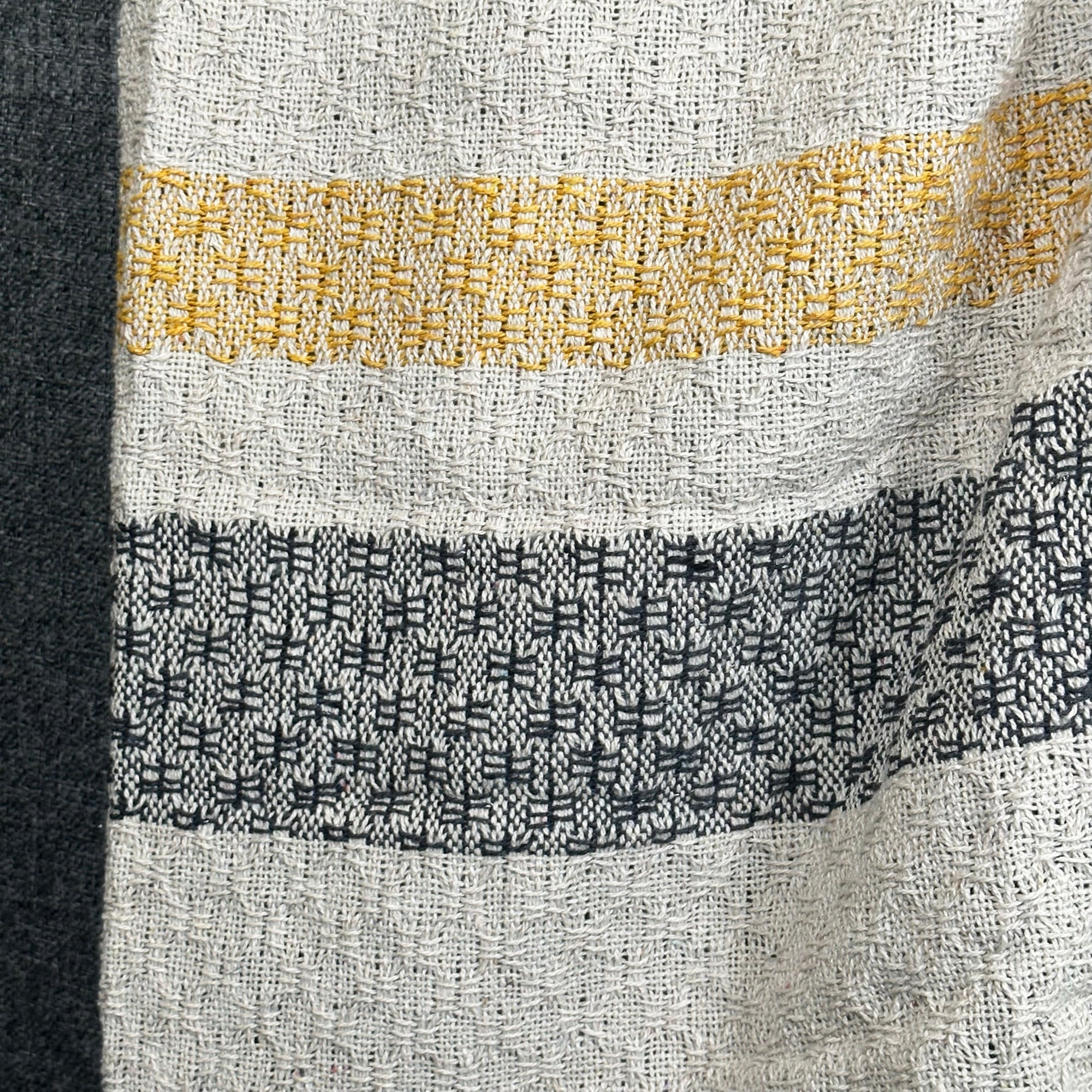 Gestreifter Baumwollüberwurf, 130 x 170 cm