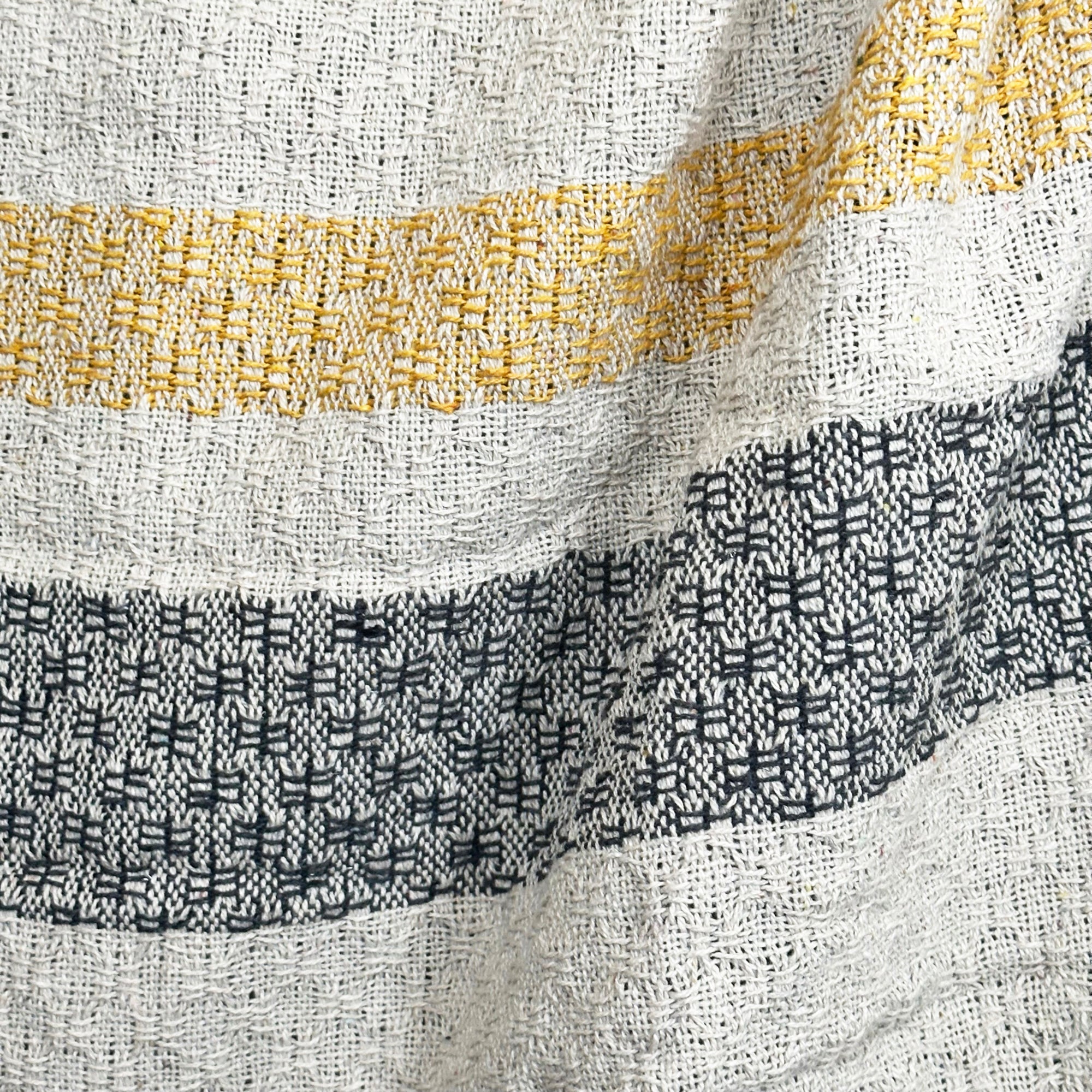 Gestreifter Baumwollüberwurf, 130 x 170 cm