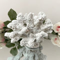 White Faux Coral Sea Coast Sculpture