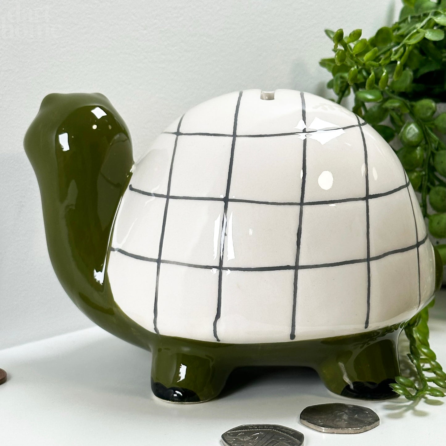 Ceramic Turtle Money Box
