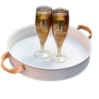 Round Sand Serving Tray