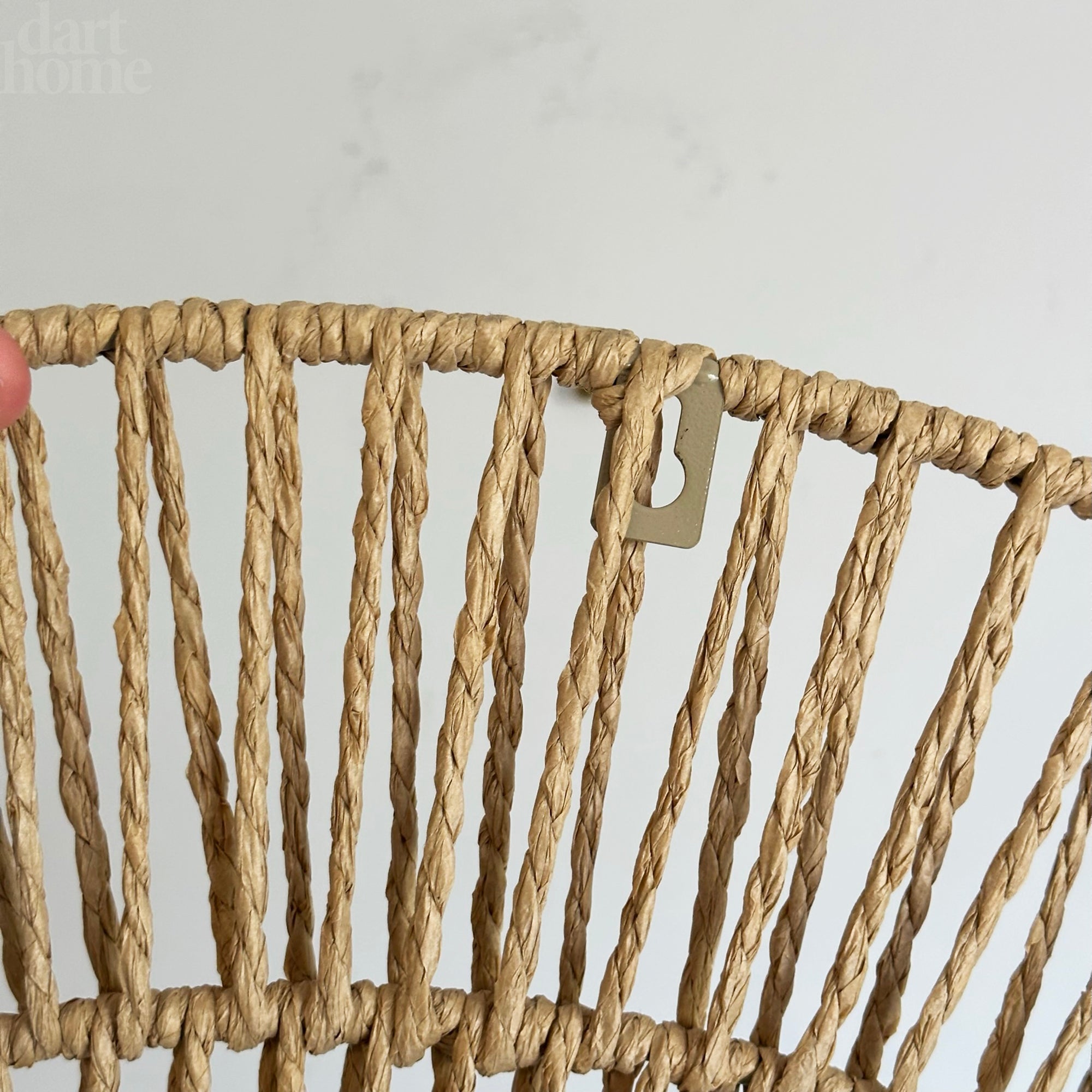 Woven Paper Rope Wall Mirror 70cm x 70cm