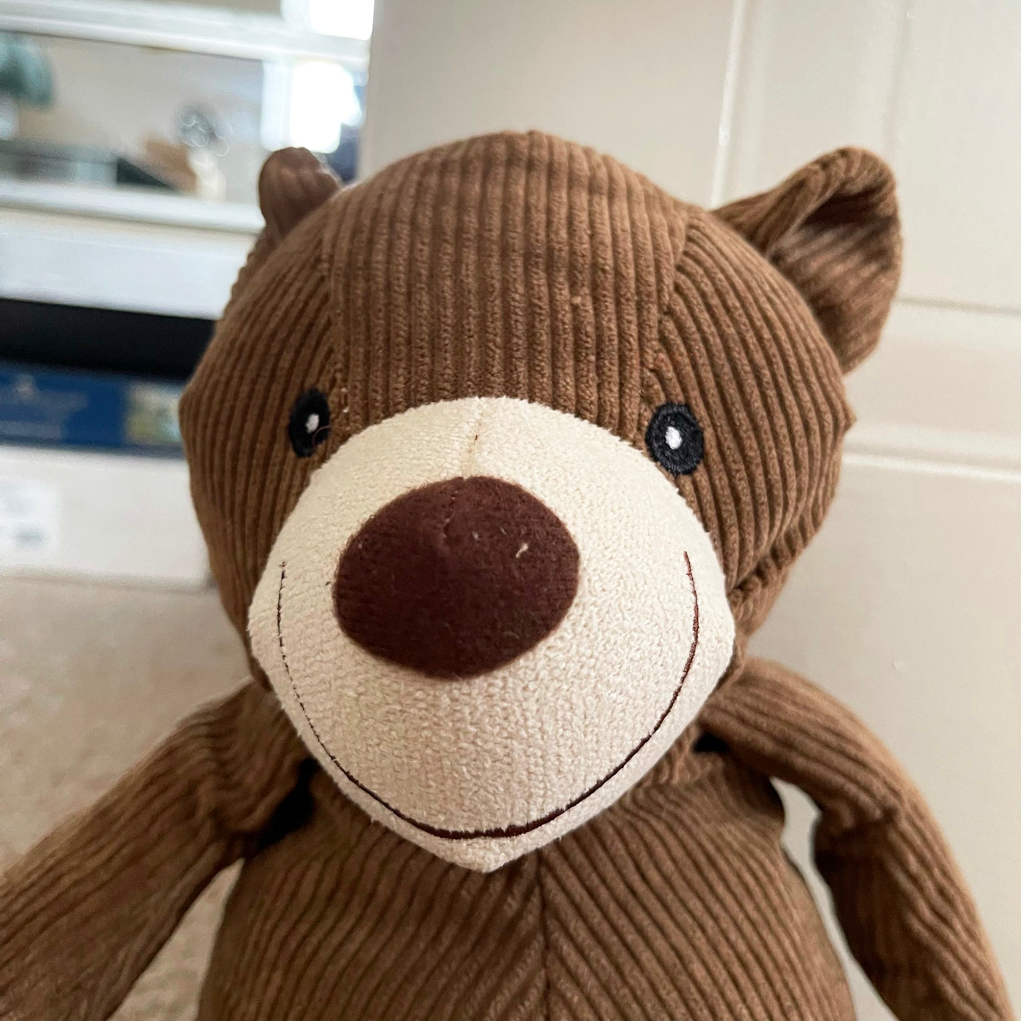 Dark Brown Teddy Bear Doorstop 25cm