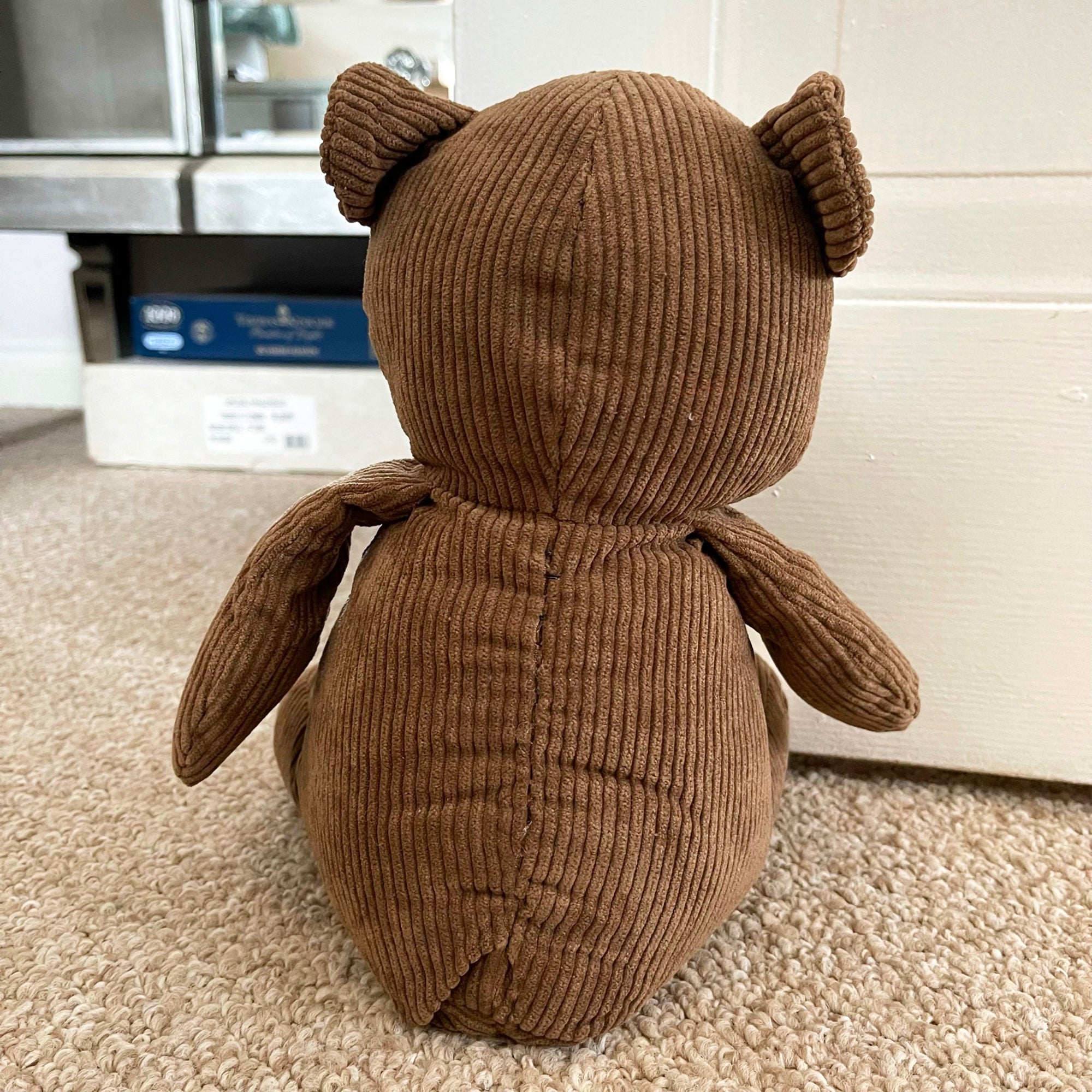 Dark Brown Teddy Bear Doorstop 25cm