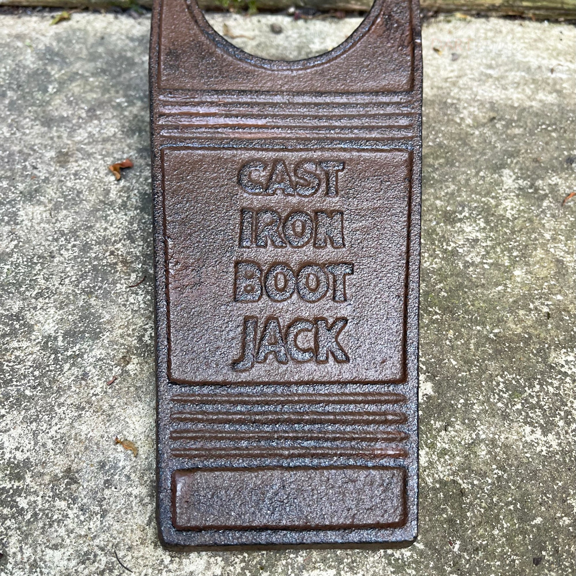 Cast Iron Wellington Boot Jack Stand